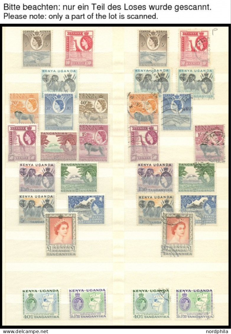 OSTAFRIKANISCHE GEMEINSCH ,o, , Kenia, Uganda Und Tanganjika: 1935-76, Ab Mi. Nr. 45 Ziemlich Komplette Sammlung, Oft Au - Otros - África