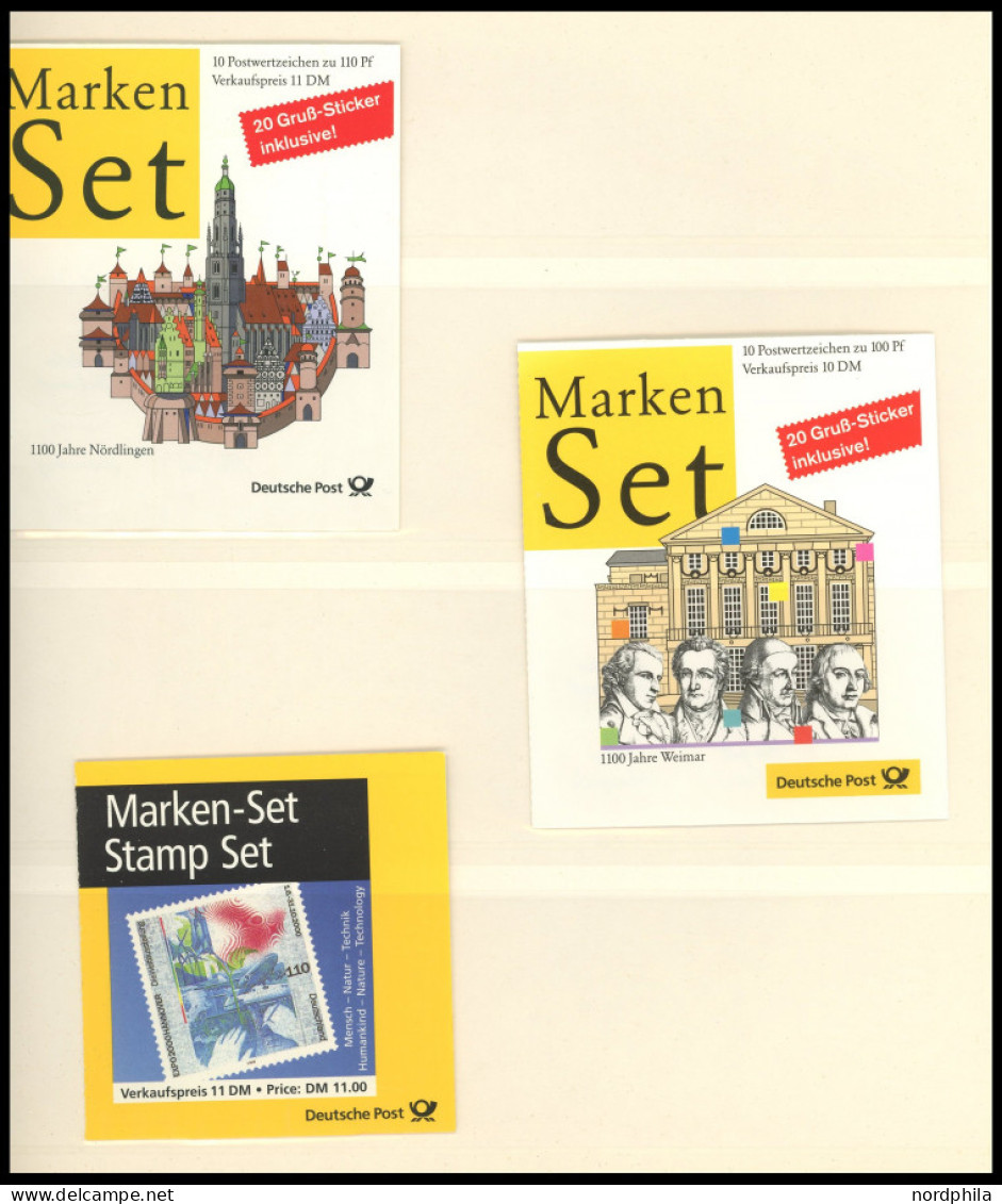 SLG., LOTS DEUTSCHLAND , Sammlung Postfrischer Markenheftchen Von Bundesrepublik Und Berlin Von 1958-2000, Insgesamt 99  - Verzamelingen