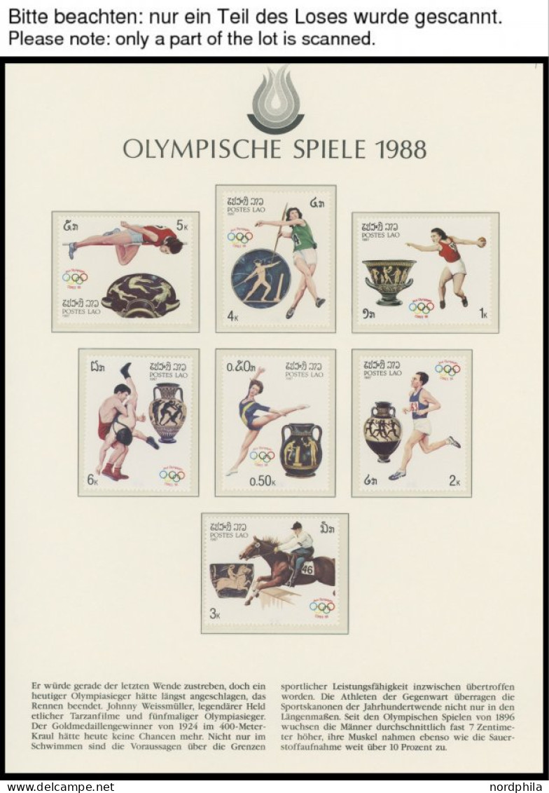 SPORT ,Brief , Olympische Spiele 1988 In 4 Borek Spezialalben Mit Goldmünze China Mint, Peking, Schwerttanz, PP, Kleinbo - Sonstige & Ohne Zuordnung