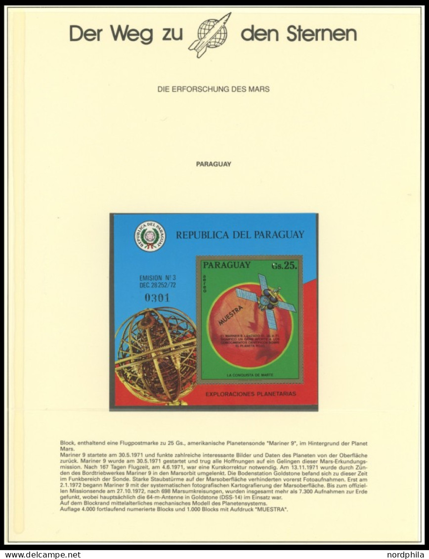 SONSTIGE MOTIVE ,Brief , 1957-91, Der Weg Zu Den Sternen, Das Offizielle Album Der Hermann-Oberth-Gesellschaft E.V., In  - Non Classés