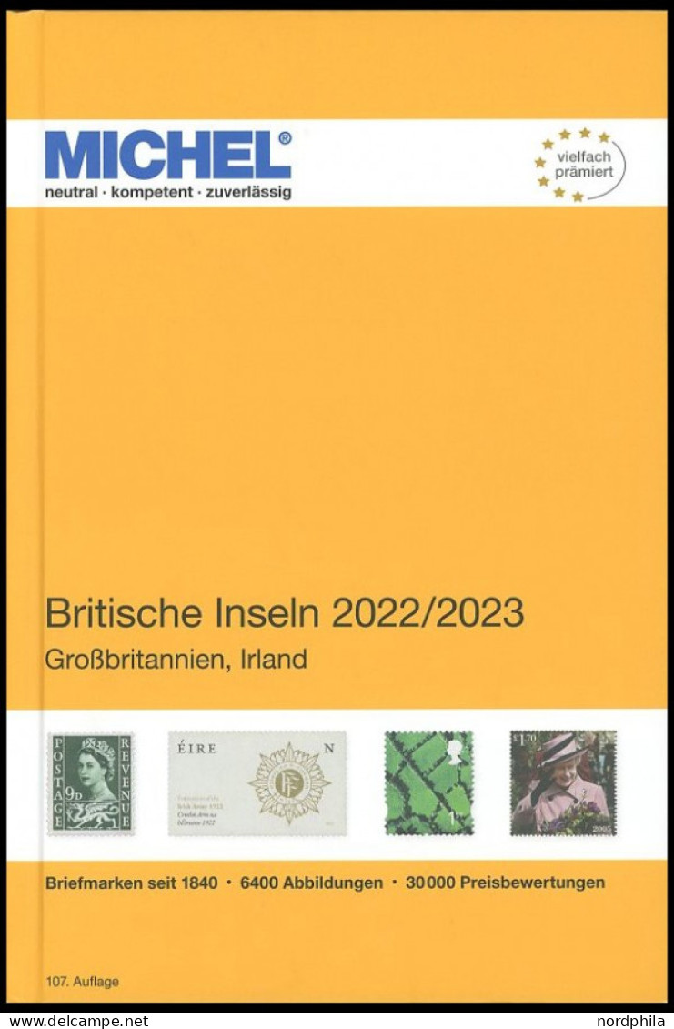 PHIL. KATALOGE Michel: Europa Band 13, Großbritannien Und Irland 2022/2023, Alter Verkaufspreis: EUR 69.- - Filatelia E Historia De Correos