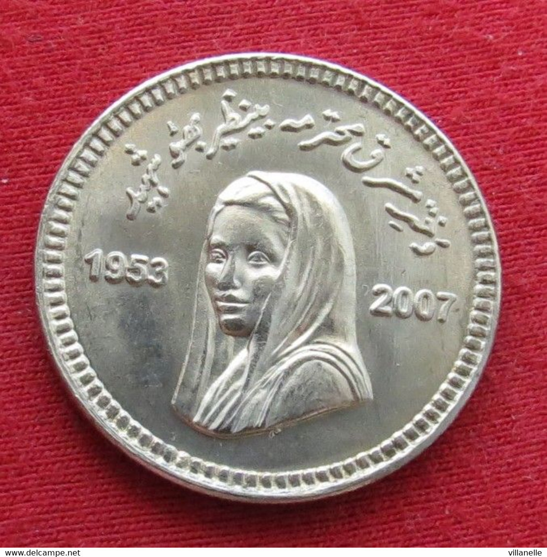 Pakistan 10 Rupees 2008 Benazir Bhutto Paquistao  UNC ºº - Pakistán