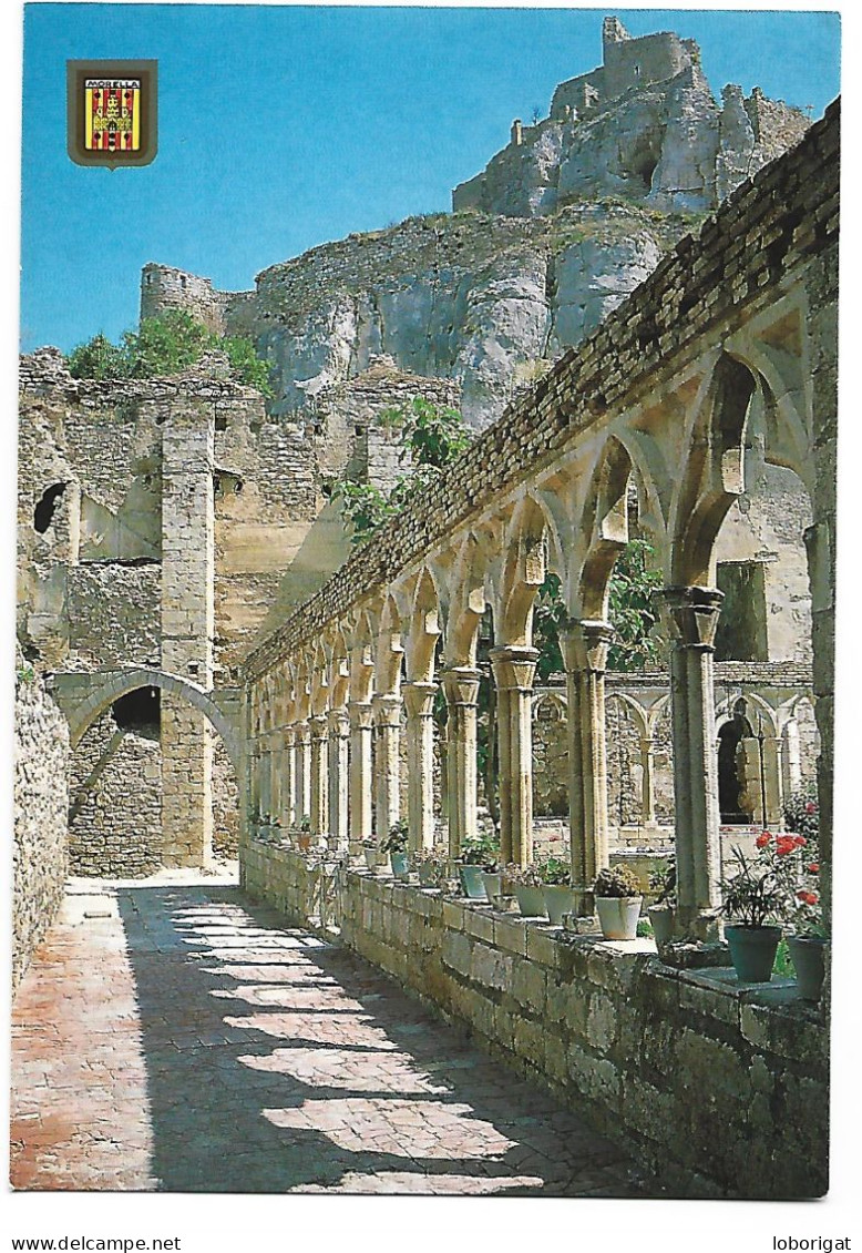 CLAUSTRO CONVENTO DE SAN FRANCISCO / CLOISTER OF THE " SAN FRANCISCO " CONVENT.- MORELLA / CASTELLON.- (ESPAÑA) - Castellón