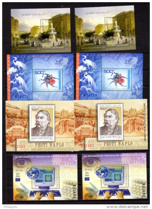 Timbres Hongrie Neufs, Entre 3892 Et 3918**, Faciale 9372 Fo, Cote 163 €, - Neufs