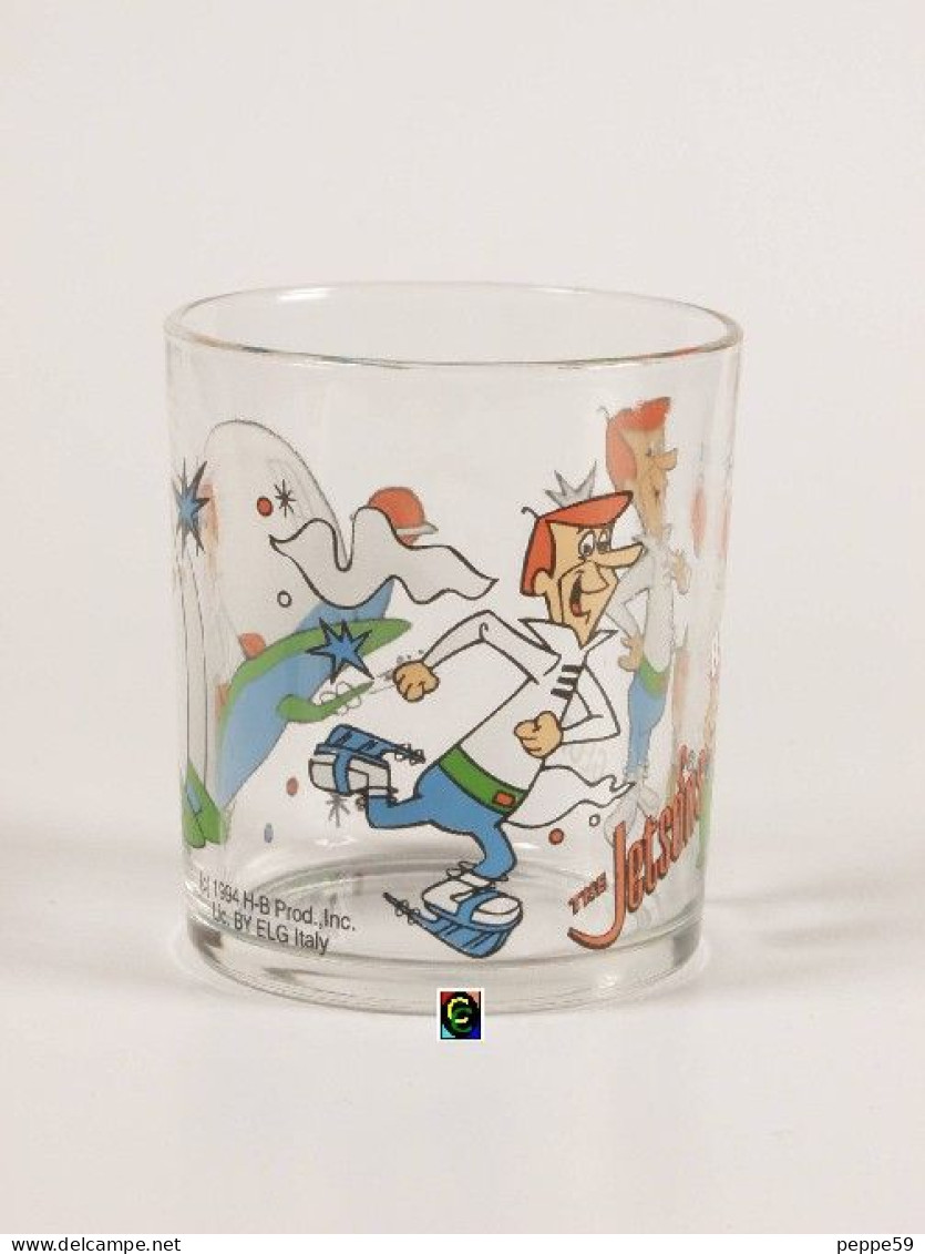 Bicchiere O Bicchieri Nutella Kinder Ferrero 1994 - Jetsons - George ( Glass - Glasses - Verres - Vasos - Glaser ) - Nutella