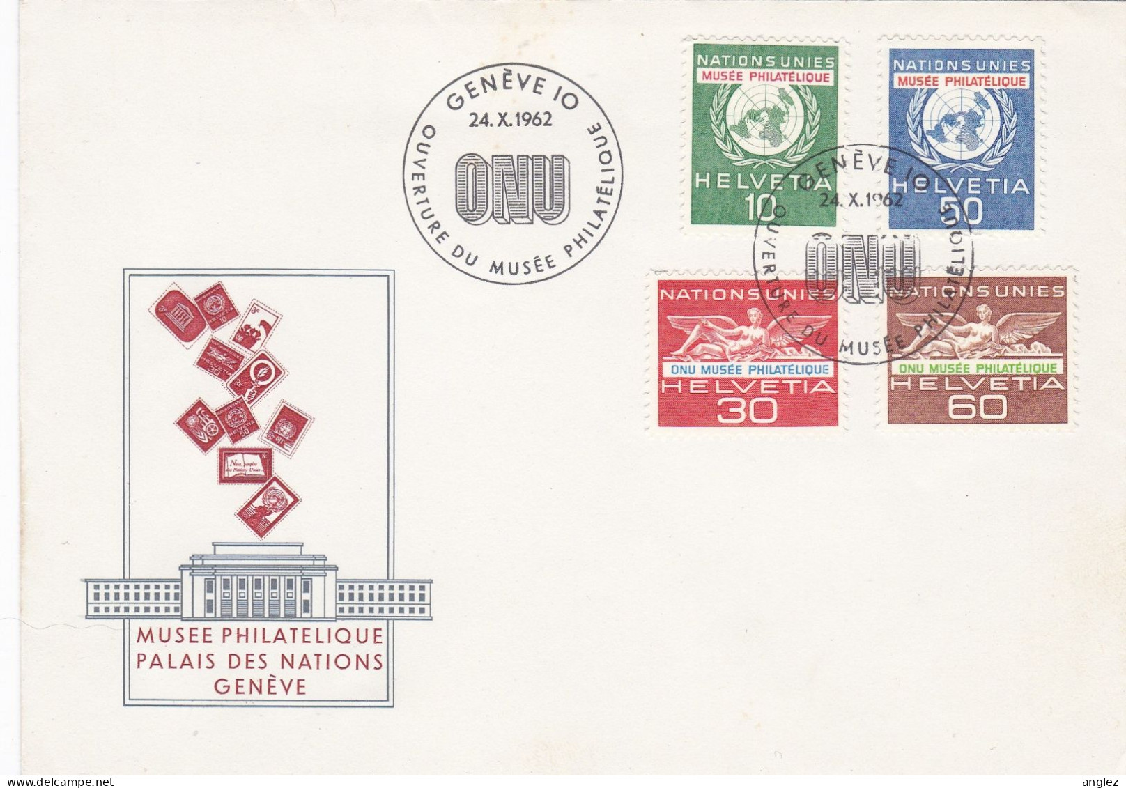 United Nations - 1962 Opening Of The Philatelic Museum Illustrated First Day Cover - FDC