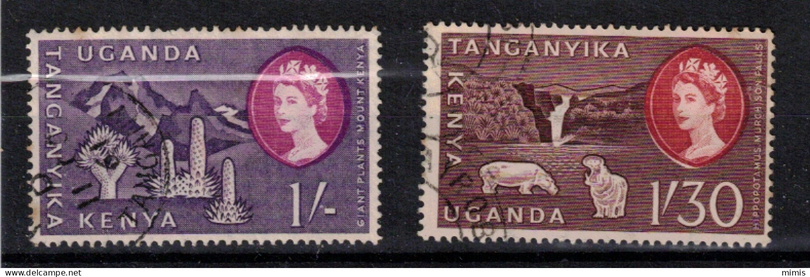 KENYA-UGANDA-TANGANYIKA       1960   N° 14.115  +  106.107.108.110.111.112.113   Oblitérés - Kenya, Uganda & Tanganyika