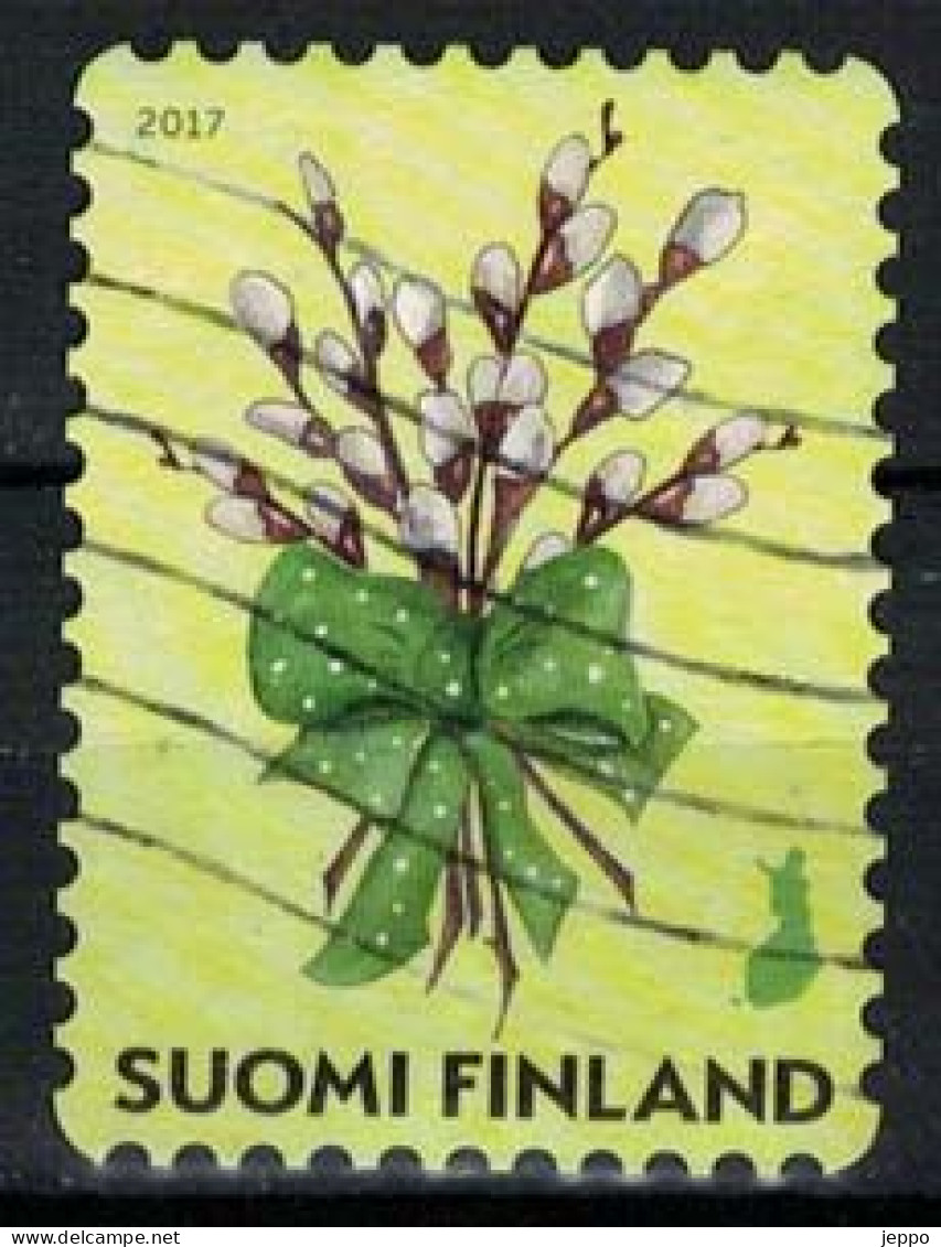 2017 Finland, Easter, Catkins Used. - Gebruikt