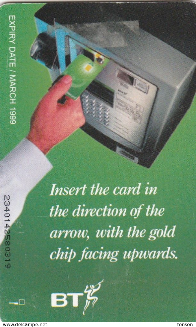 UK, BCD-003Aa, £2 Definitive 2nd. Issue, 2 Scans.   Chip : GEM - BT Général