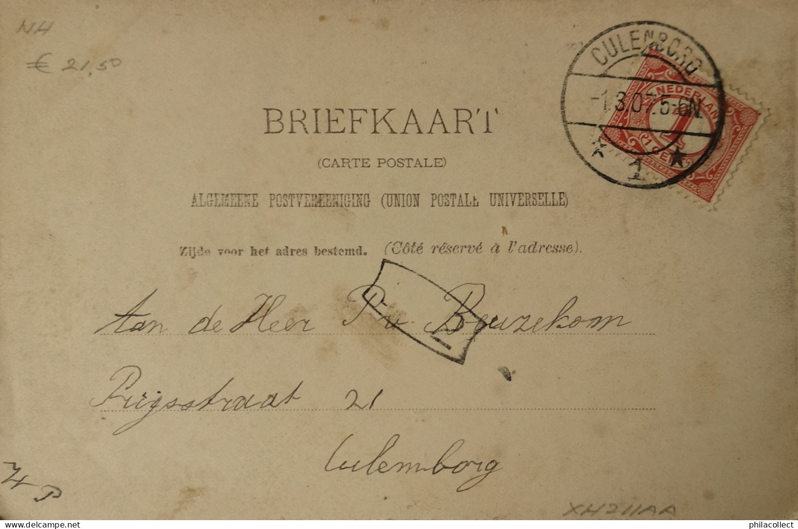 Alkmaar // Kennemersingel 1907 Iets Vuil - Alkmaar
