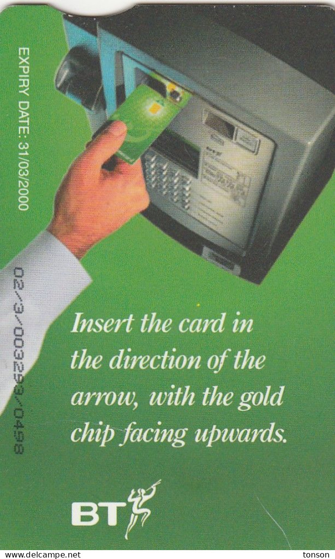 UK, BCD-004b, £3 Definitive 3rd. Issue, 2 Scans.   Chip : GPT3 - BT Général