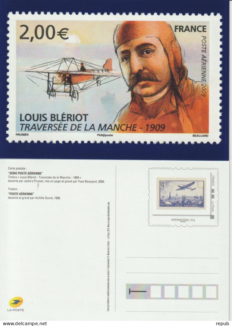 France Entier Poste Aérienne Blériot Neuf - Official Stationery