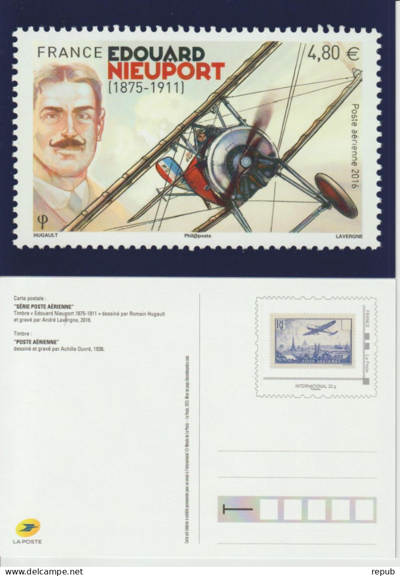 France Entier Poste Aérienne Nieuport Neuf - Official Stationery