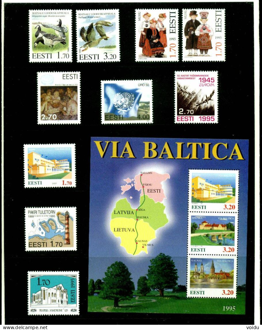 ESTONIA 1995  **  NB!  Full Year ! - Estonie