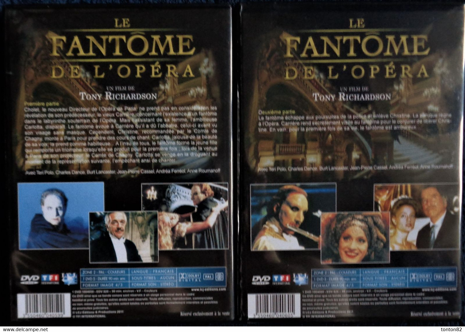 Le Fantôme De L'Opéra ( D'après Gaston Leroux ) - En Deux Parties - Burt Lancaster - Teri Polo - Charles Dance . - Krimis & Thriller