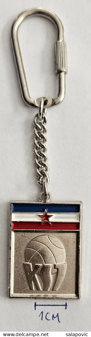 KSJ Yugoslavia  Basketball Federation Association Pendant Keyring  PRIV-1/1 - Apparel, Souvenirs & Other