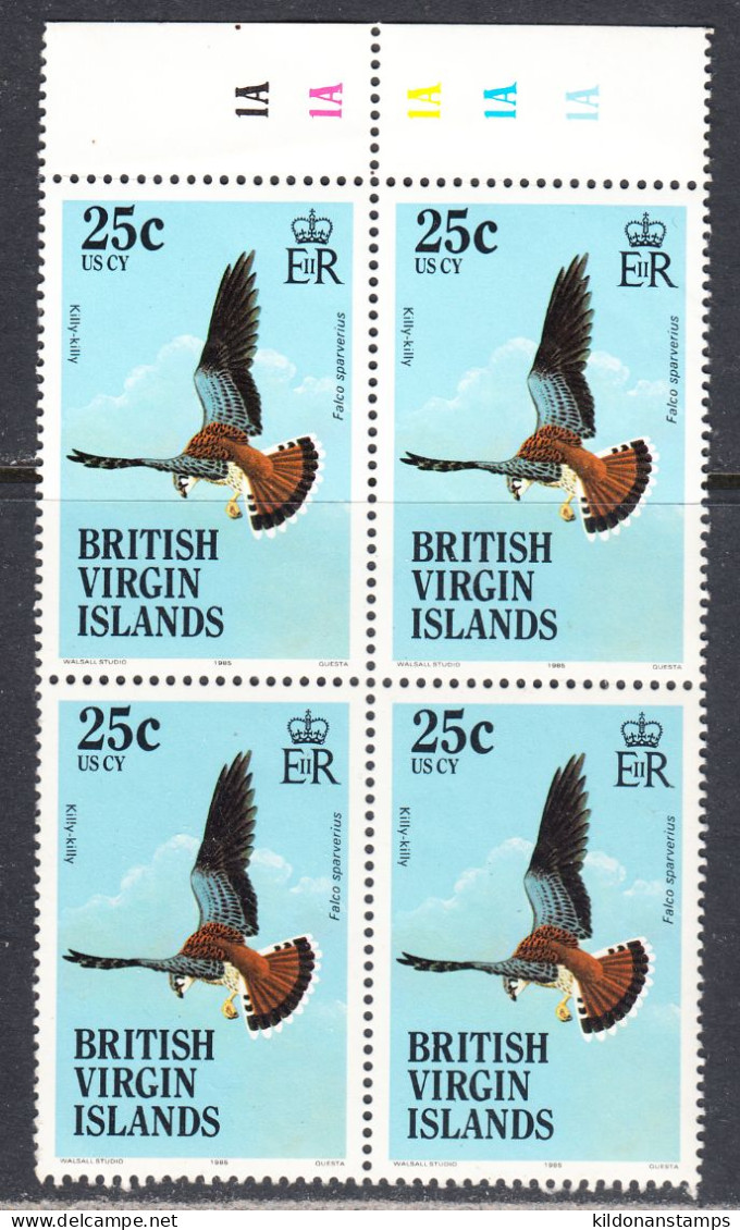 British Virgin Islands 1985 Mint No Hinge, Block, Sc# ,SG 652 - Iles Vièrges Britanniques