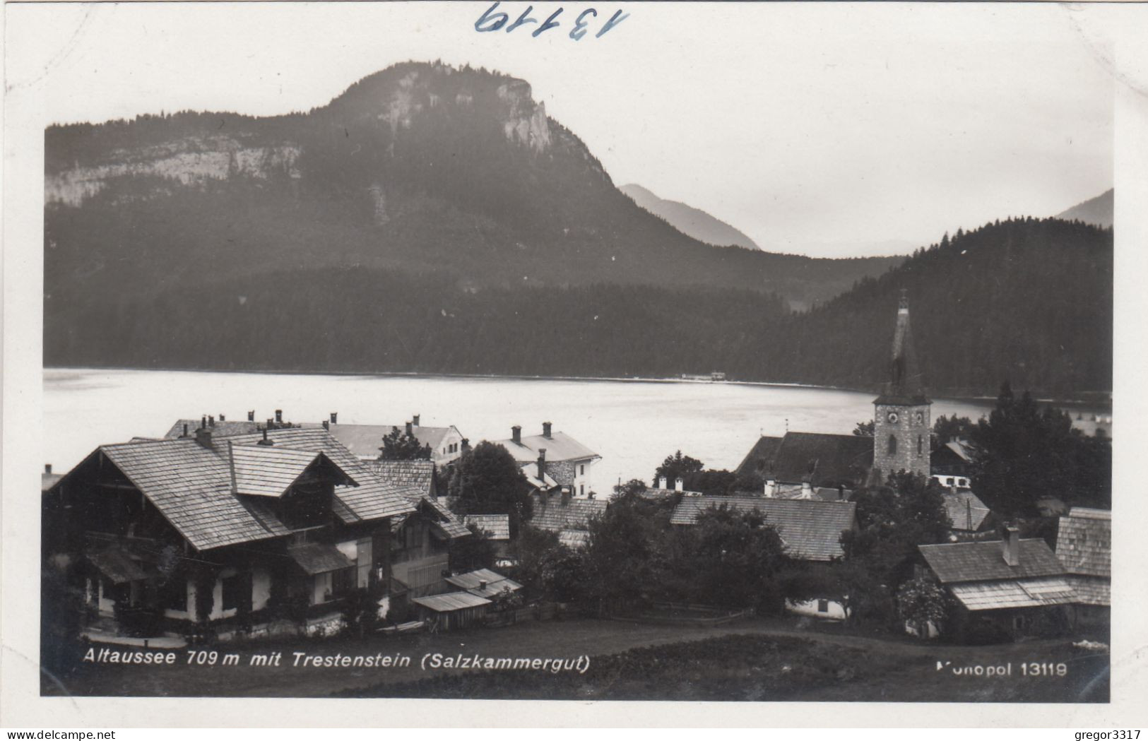 D7311) ALTAUSSEE Mit Trestenstein - Salzkammergut - KIRCHE U. Häuser ALT! - Ausserland