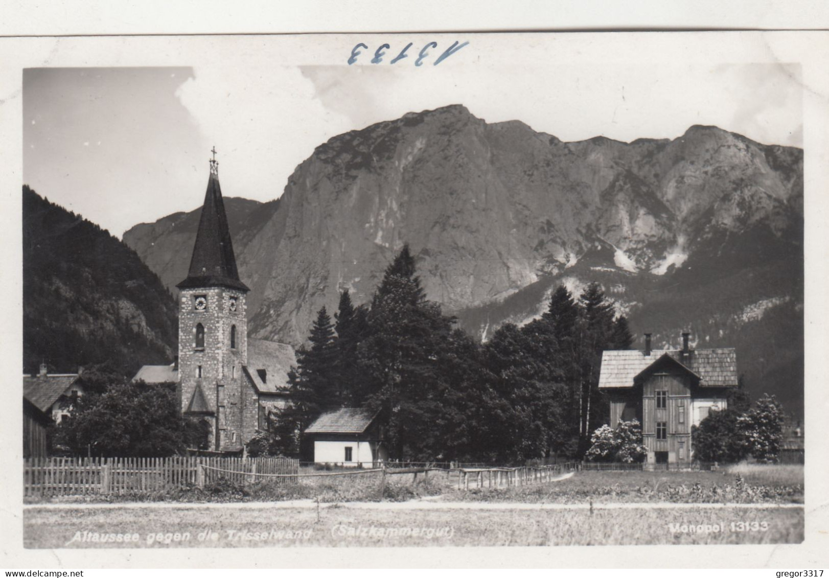 D7312) ALTAUSSEE Gegen Die Trisselwand - Salzkammergut HAUS DETAIL U. KIRCHE Alt ! - Ausserland