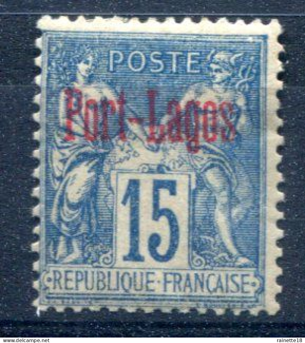 Port-Lagos     N° 3a *  (surcharge Rouge) - Unused Stamps