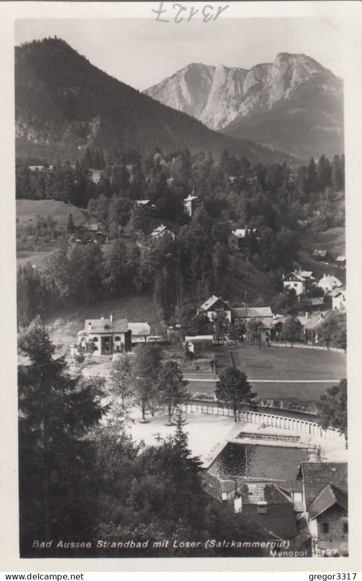 D7318) BAD AUSSEE - Strandbad Mit Loser - Salzkammergut - Häuser Etc. SEHR ALT - Ausserland