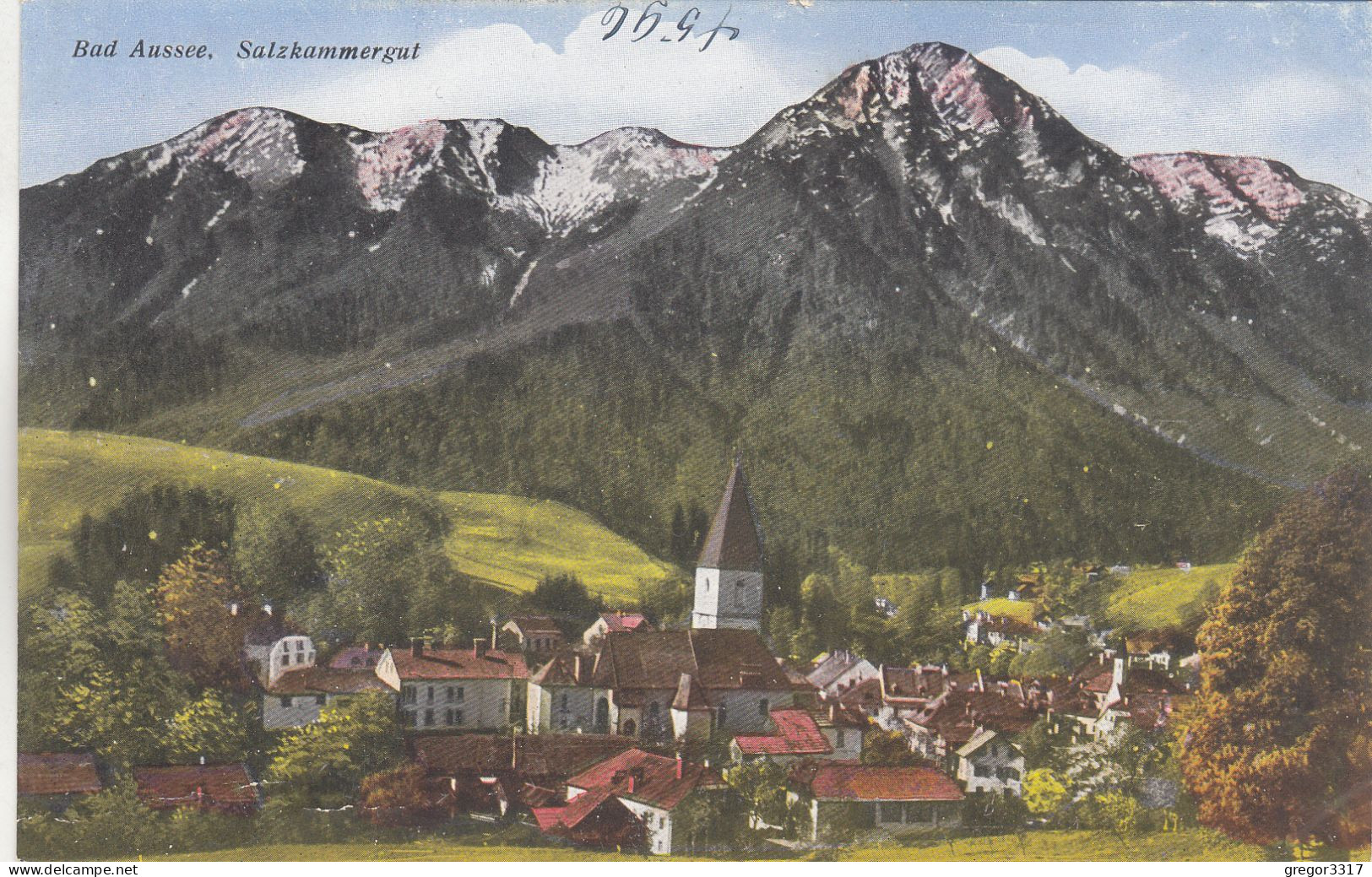 D7319) BAD AUSSEE -  - Salzkammergut -  Tolle DETAILS - Kirche U. Häuser 1938 - Ausserland
