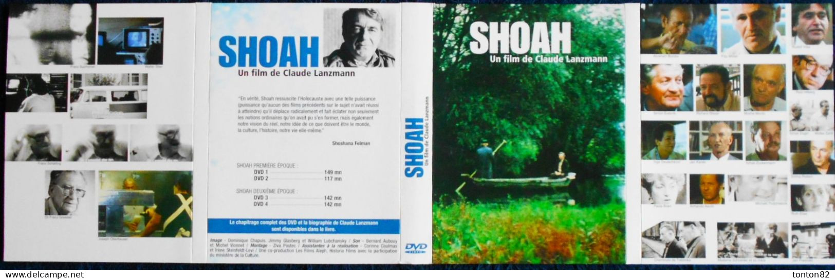 SHOAH - Un Film De Claude Lanzmann - 4 DVD + Le Roman  . - Historia