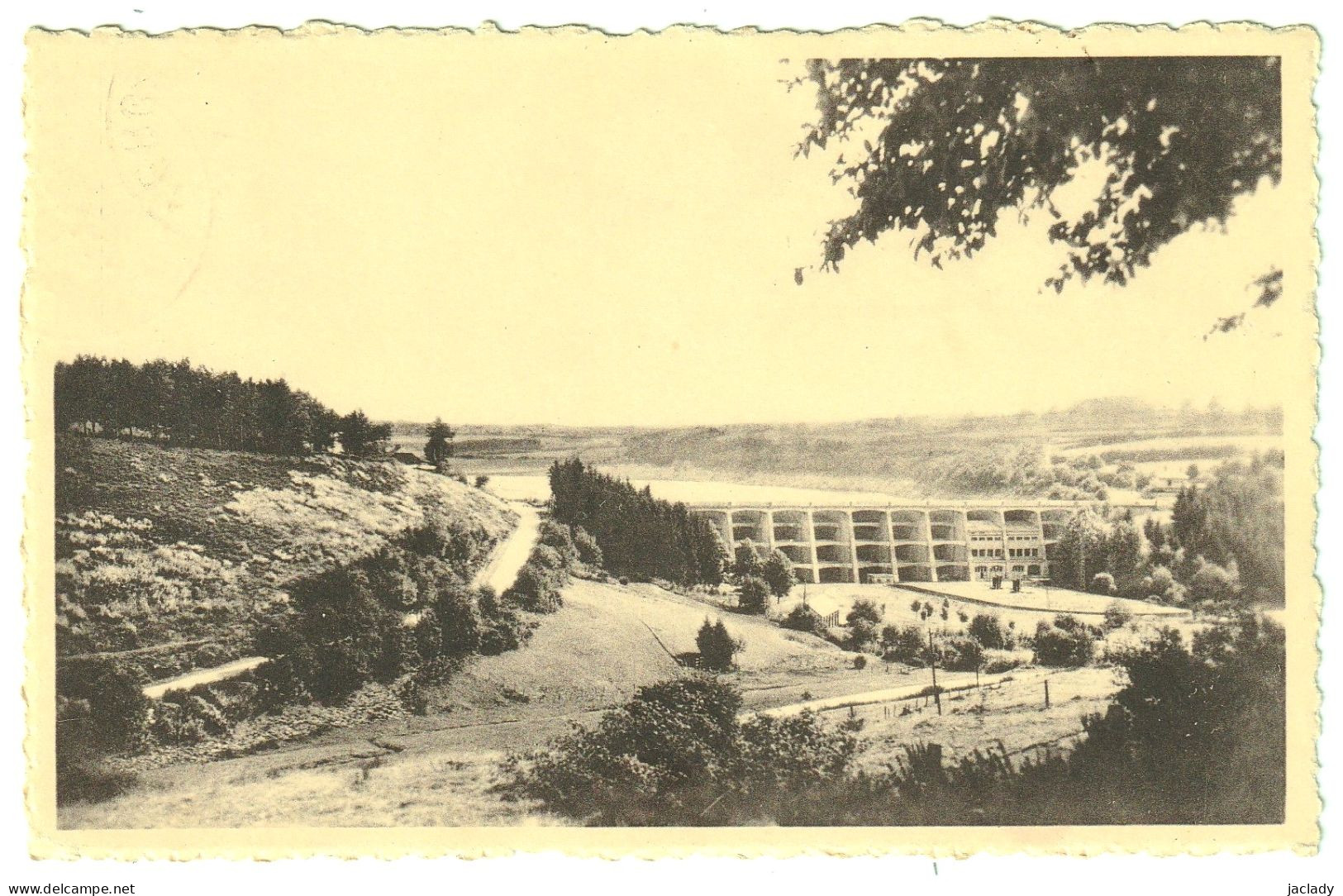 Butgenbach -- Le Barrage.      (2 Scans) - Butgenbach - Bütgenbach