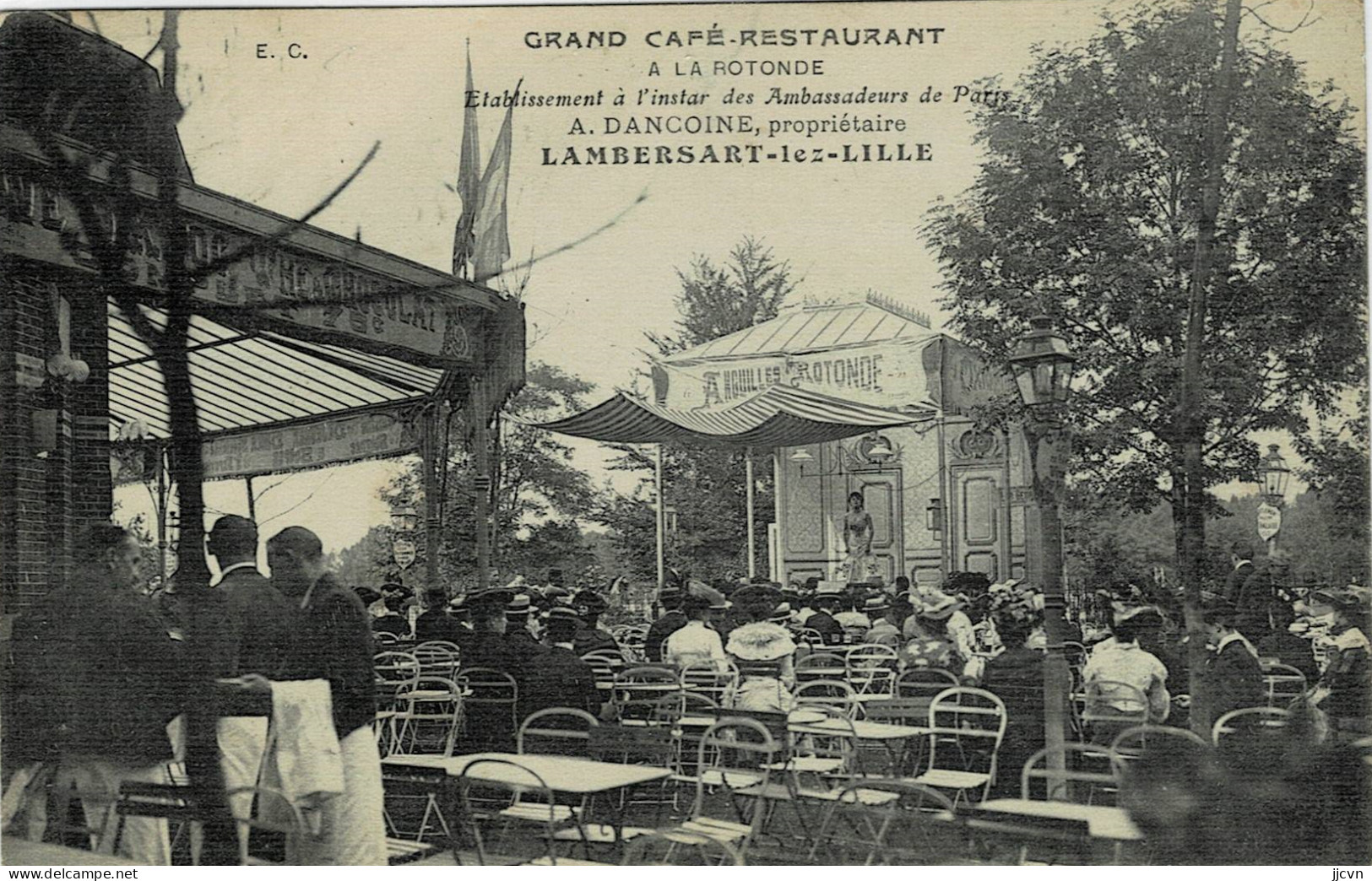 § - 59 - Nord - Lambersart Lez Lille - Grand Café Restaurant "a La Rotonde" - A. Dancoine Propriétaire - Lambersart