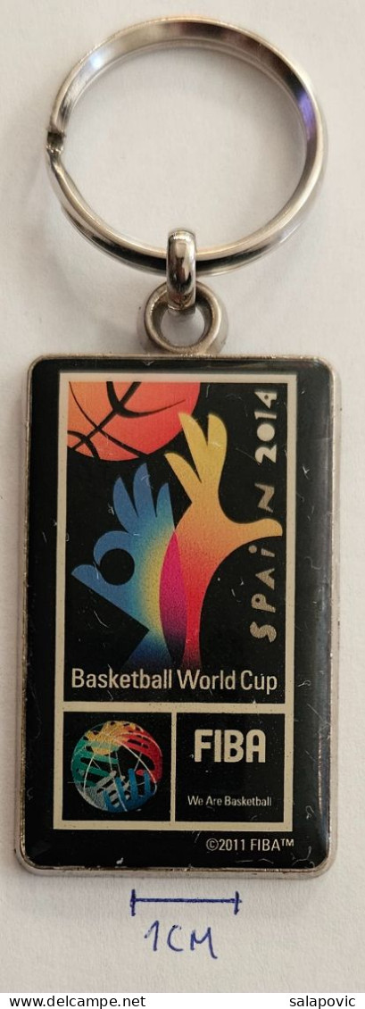 SPAIN 2014 FIBA BASKETBALL WORLD CUP Pendant Keyring  PRIV-1/2 - Habillement, Souvenirs & Autres