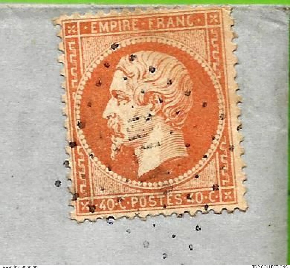 1866  LSC MARSEILLE  Timbre Empire Oblit.    Pastré Fr. Pour Paris  Pastré Fr.  VOIR SCANS - 1849-1876: Klassik