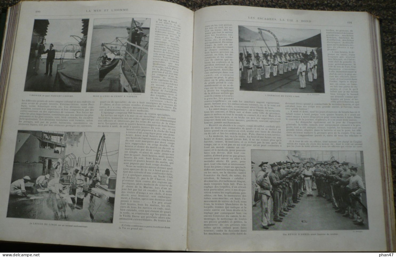 LA MER, LA MER DANS LA NATURE, LA MER ET L'HOMME, Par G. CLERC-RAMPAL, Editions LAROUSSE SD Vers 1920 - Encyclopédies