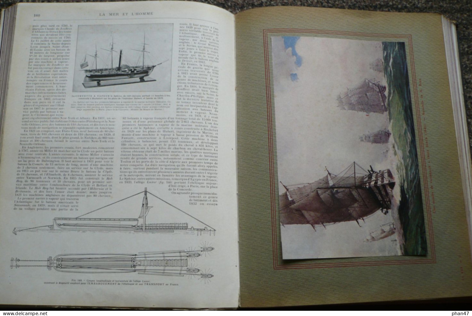 LA MER, LA MER DANS LA NATURE, LA MER ET L'HOMME, Par G. CLERC-RAMPAL, Editions LAROUSSE SD Vers 1920 - Enciclopedie