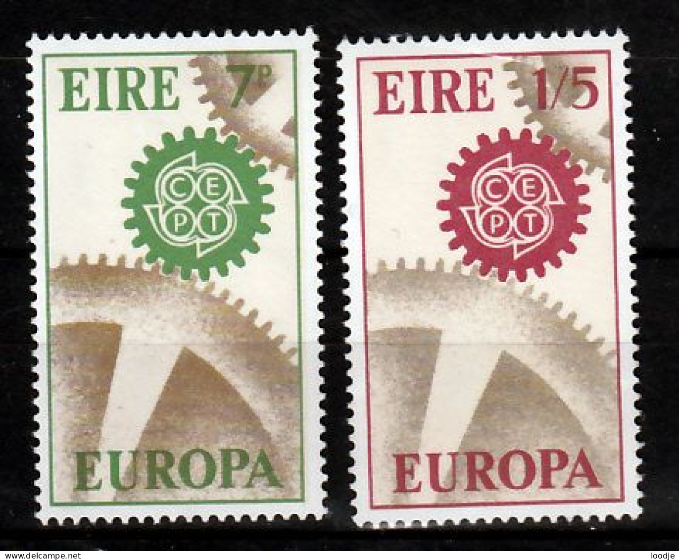 Ierland Europa Cept 1967  Postfris - 1967