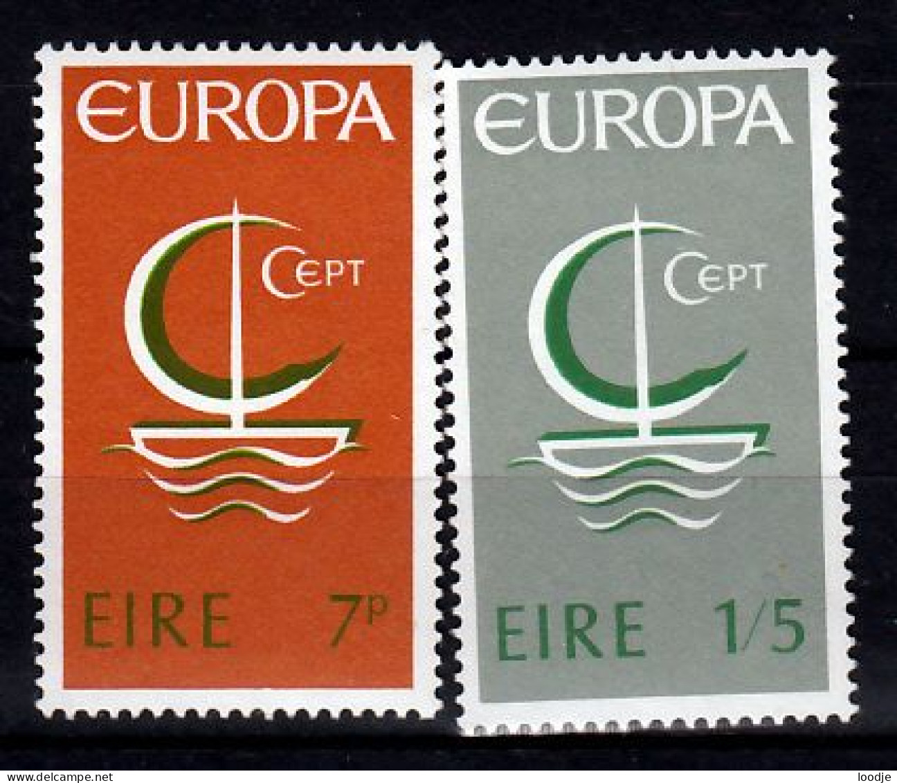 Ierland Europa Cept 1966 Postfris - 1966
