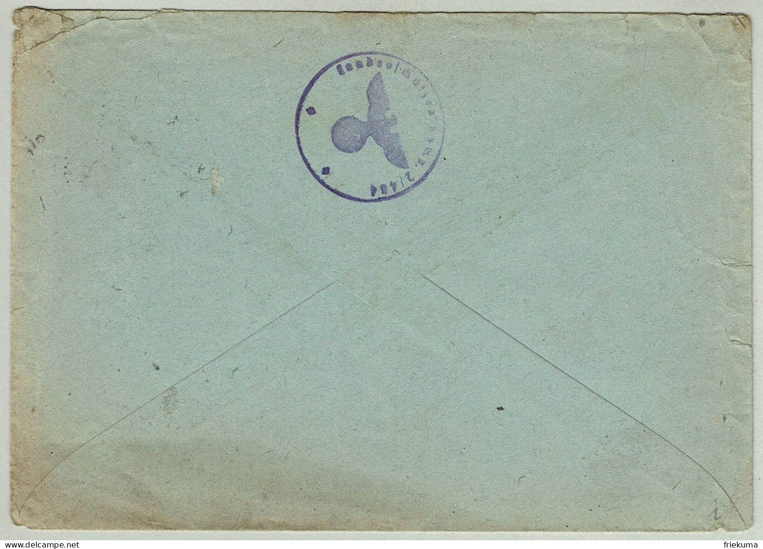 Deutsches Reich 1943, Brief Feldpost Kriegsgefangenenpost Bad Lippspringe - Kirchborchen, Kneipp-Kuren - Prigionieri