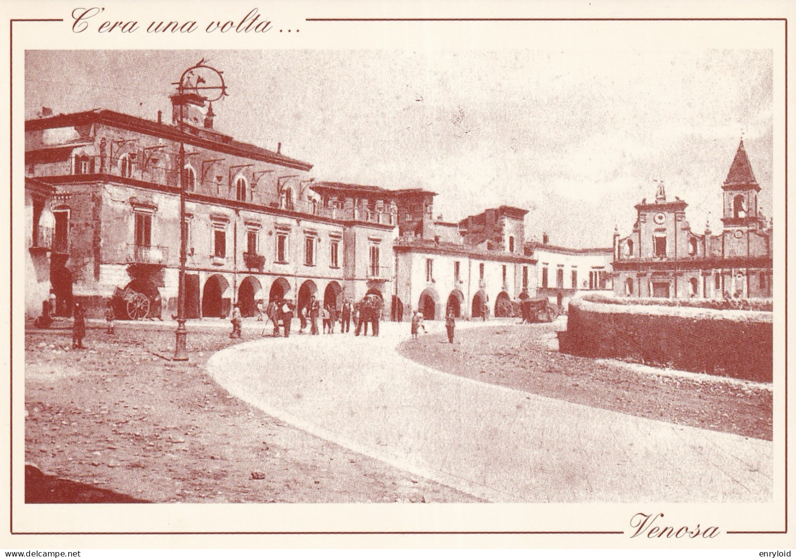 Venosa Piazza Umberto I Già Castello Con Chiesa Del Purgatorio - Andere & Zonder Classificatie