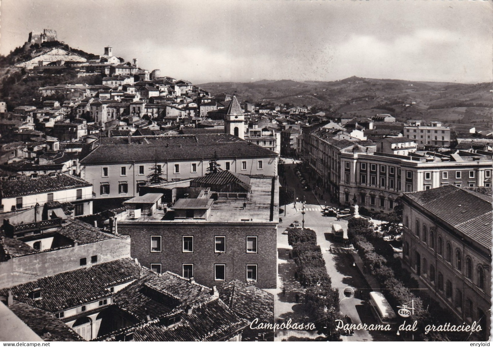 Campobasso Panorama Dal Grattacielo Particolare Distributore Di Benzina - Autres & Non Classés