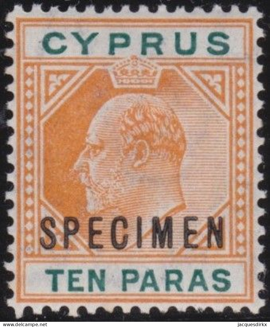 Cyprus   .    SG    .    61 - Specimen  (2 Scans)     .    *    .    Mint-hinged - Zypern (...-1960)