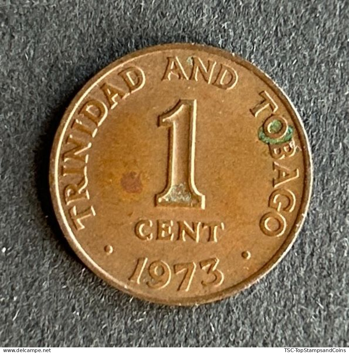 $$T&B400 - Elizabeth II - Coat Of Arms - 1 Cent Coin - Trinidad & Tobago - 1973 - Trinité & Tobago
