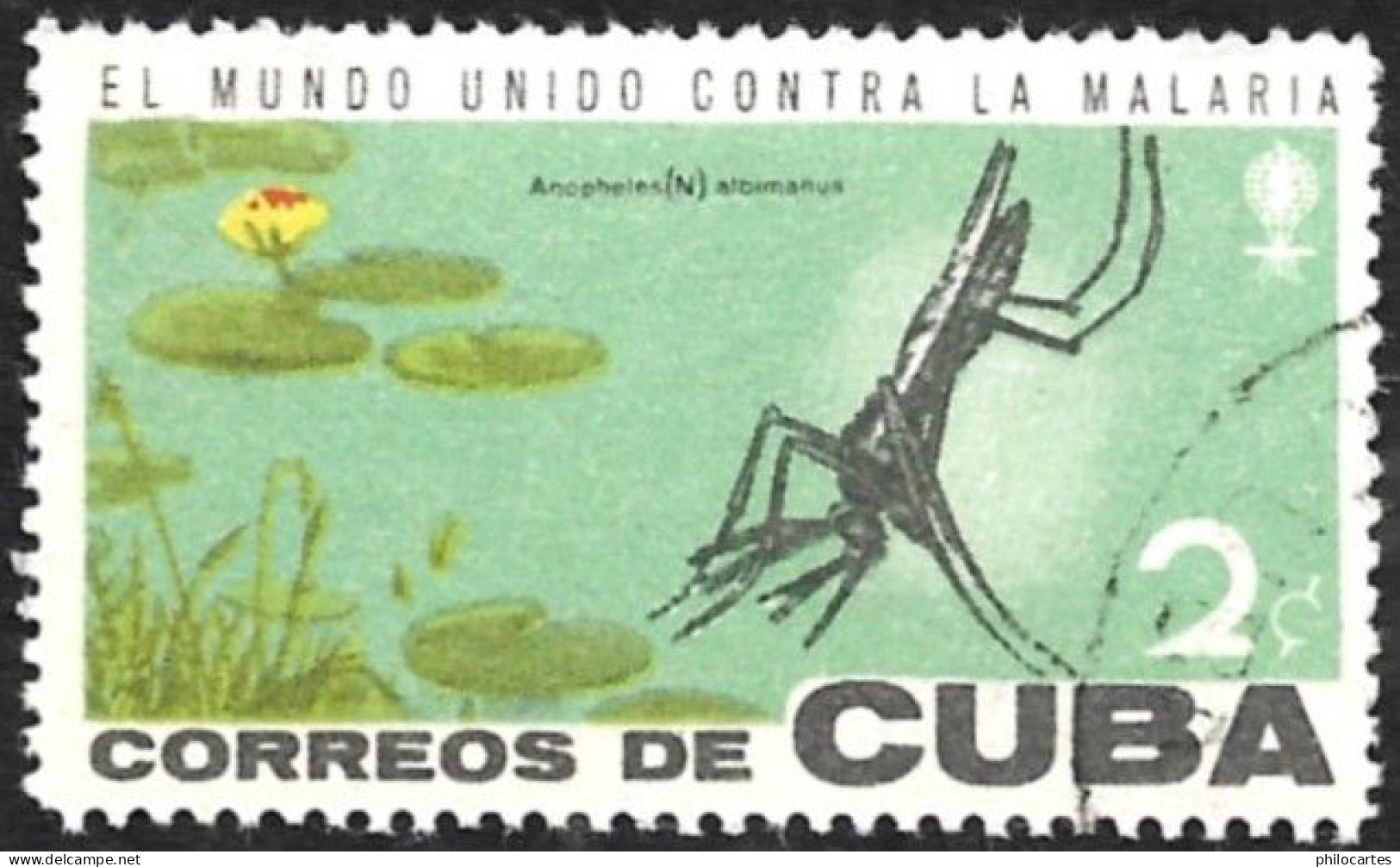 CUBA  1962 -   YT  640 - Lutte Contre Le Paludisme - Oblitéré - Used Stamps