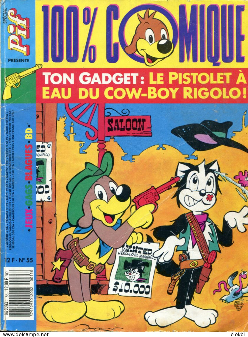 Pif 100 % Comique N°55  (juillet 1988) - Pif - Autres