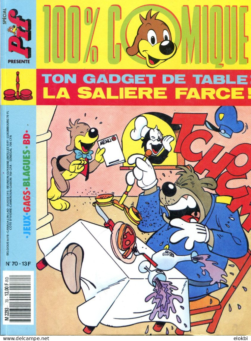 Pif 100 % Comique N°70 (décembre 1990) - Pif - Autres