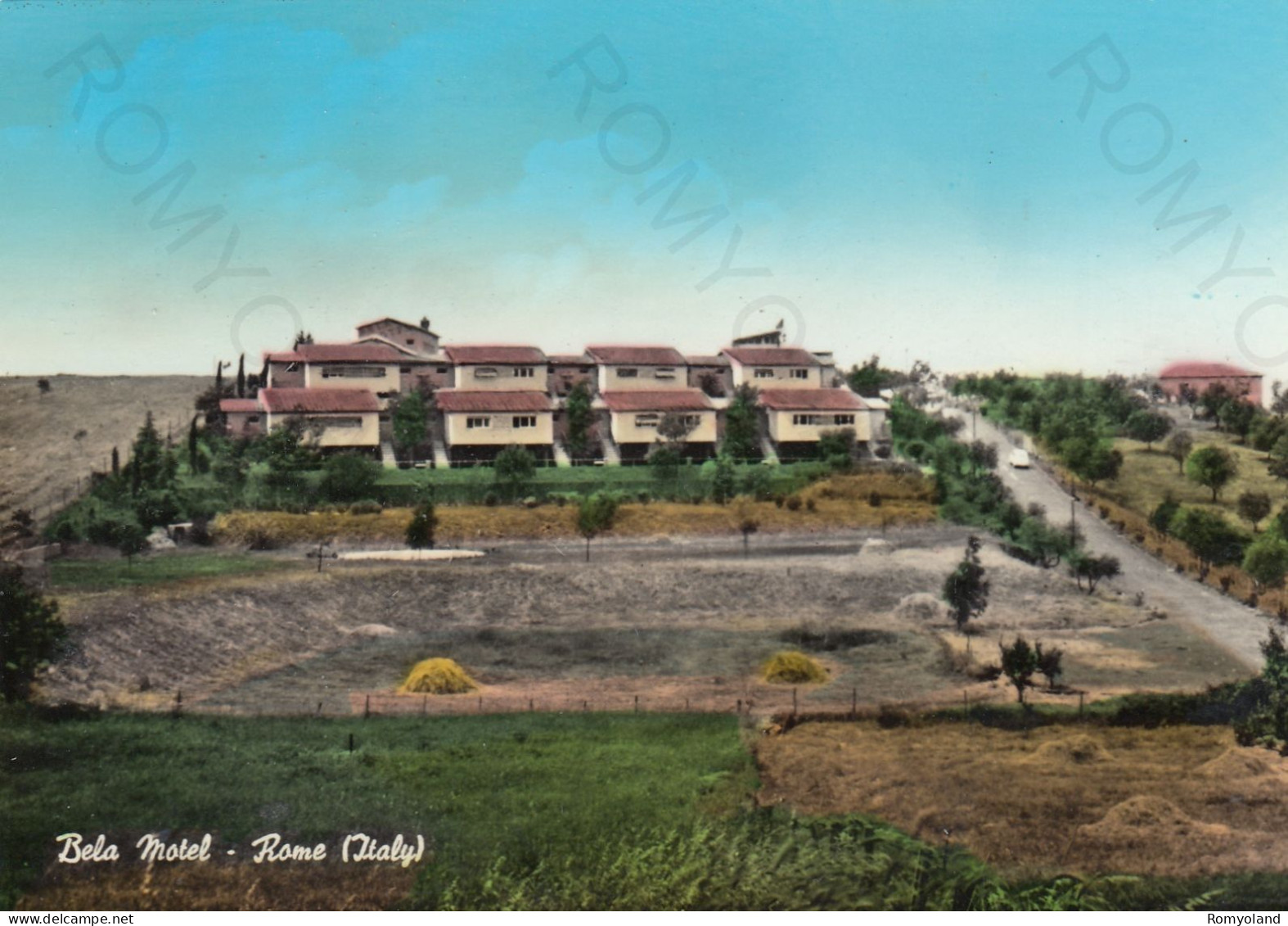 CARTOLINA  LA STORTA,ROMA,LAZIO-BELA MOTEL-STORIA,MEMORIA,CULTURA,RELIGIONE,IMPERO ROMANO,BELLA ITALIA,VIAGGIATA 1964 - Bares, Hoteles Y Restaurantes