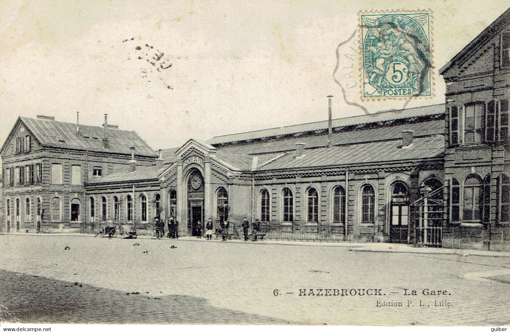 Hazebrouck La Gare Du Chemin De Fer N° 6 - Hazebrouck