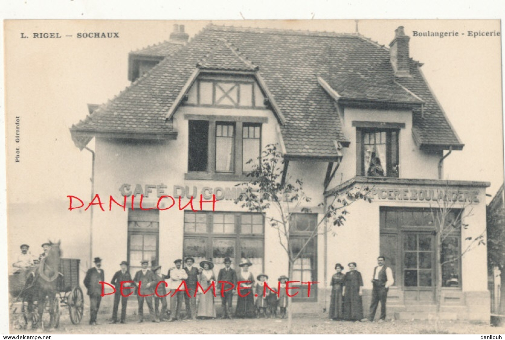 25 // SOCHAUX  L Rigel  Cafe Du Commerce   Epicerie Boulangerie  - Sochaux