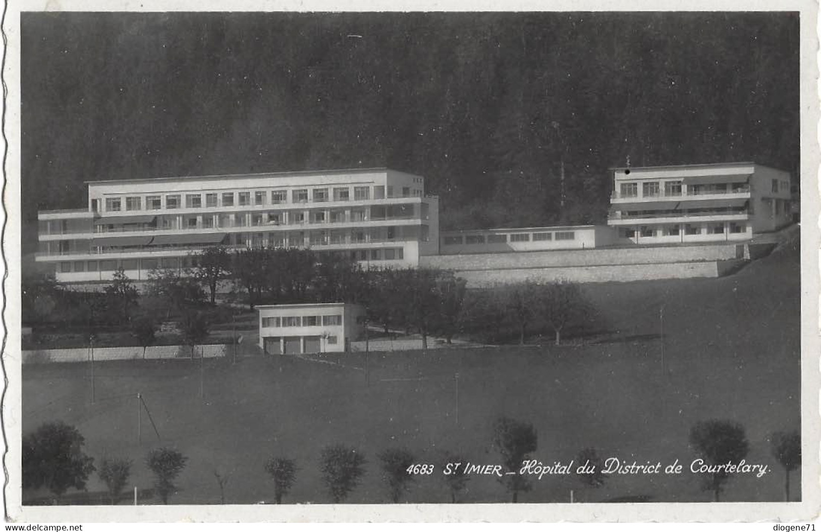 St Imier Hôpital Du District De Courtelary 1937 - Saint-Imier 