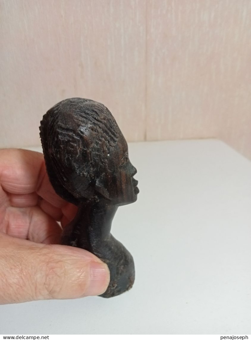 Statuette Africain Ancien Hauteur 11 Cm - Afrikanische Kunst