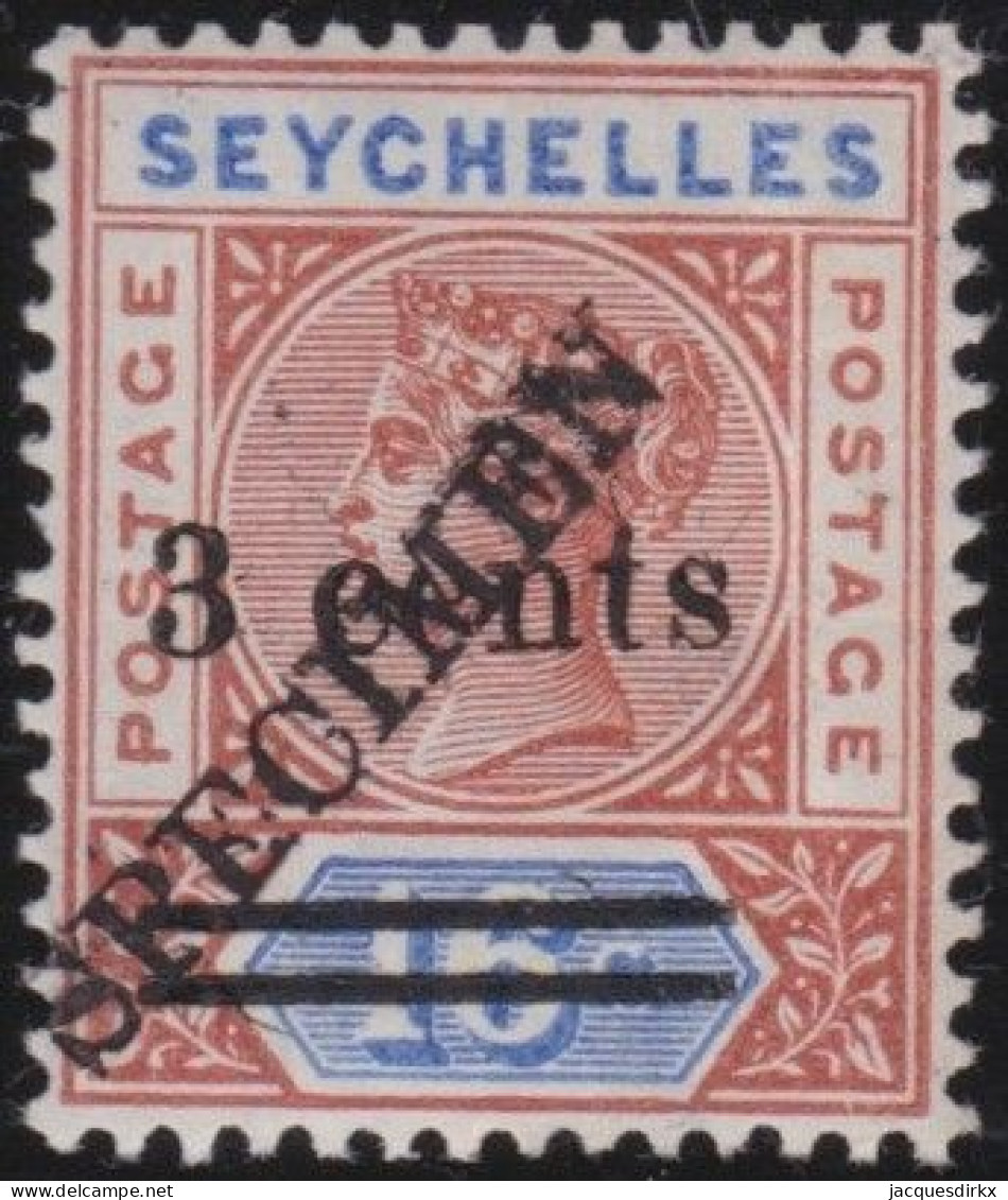 Seychelles    .    SG    .   38 - Specimen  (2 Scans)   .    *    .   Mint-hinged - Seychellen (...-1976)