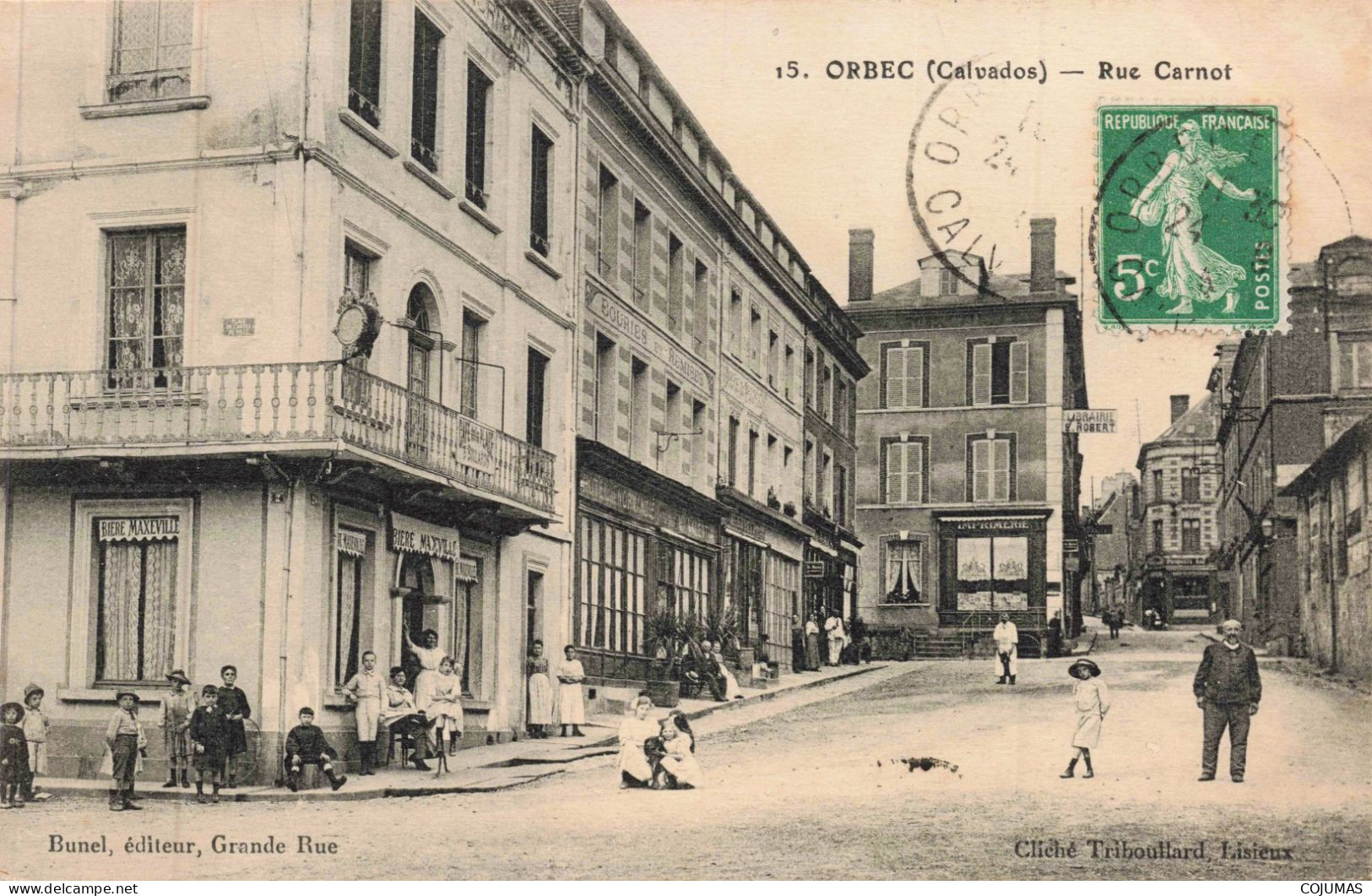 14 - ORBEC _S24742_ Rue Carnot - Orbec